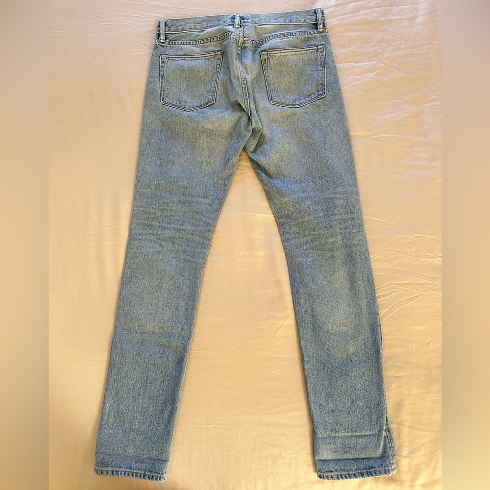 Simon Miller M001 Narrow Copen Light Wash Button Fly Jeans Size 29x32 Low Rise - Picture 7 of 9
